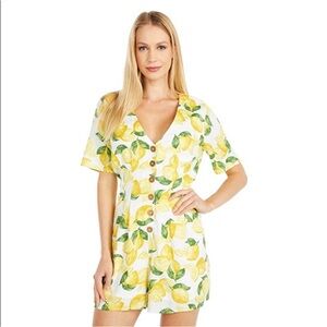 BCBG lemon romper